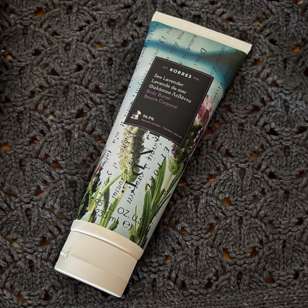 Korres Sea Lavender Body Butter Cream 7.95 OZ. New